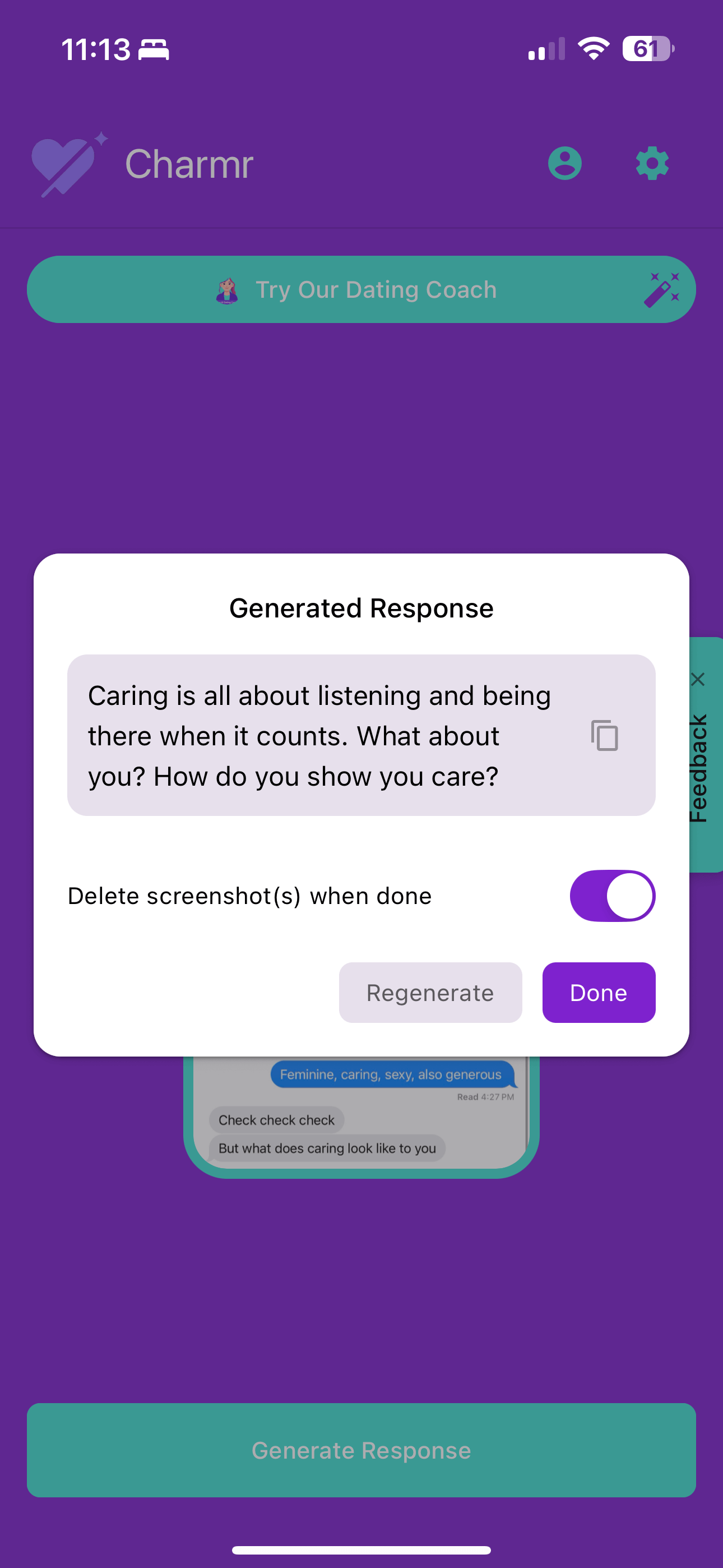 Reply Modal